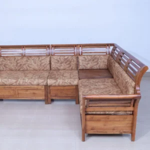 Nilambur Teak Wood Sofa 2+2+1+Corner