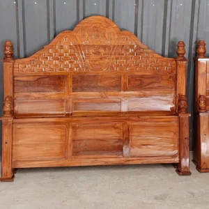 Teak wood Queen Size cot with Storage
