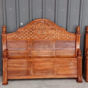 Teak wood cot Queen Size